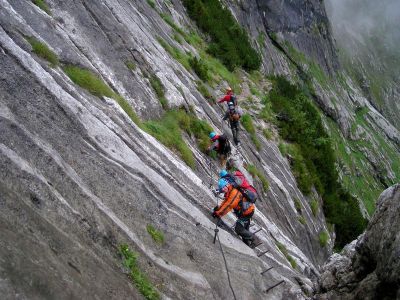 015-Zugspitzabstieg ueber das Brett